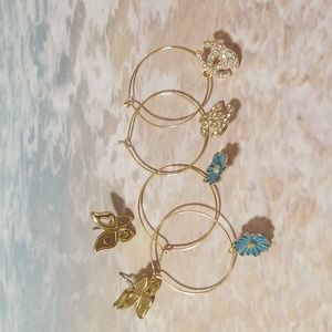 3 Sets of Assorted Earrings